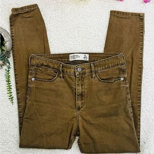 Abercrombie & Fitch Ankle Jeans High Rise